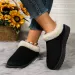 Mouth Hairy Snow Fashion 2024 Boots Womens Winter New Style Thick Bottom Short Tube One Step Lazy Large Cotton Ss_vogvips.com