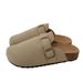 Autumn Winter New Style Half Slippers For Women Indoor Outdoor High-end Suede Thick Sole Non-slip Home Shoes_vogvips.com