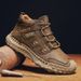 Men's Cotton Shoes Winter Fleece-Lined Warm Soft-Soled Lace-Up Men's Work Boots Fashionable Versatile Non-Slip Boots_vogvips.com