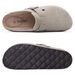 Crestar Women's Cow Suede Clogs Cork Footbed Leather Mules Slippers Unisex Comfortable Fashion Potato Shoes With Arch Support_vogvips.com