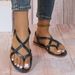 New Beach Holiday Soft Flat Women's Sandals Slippers_vogvips.com