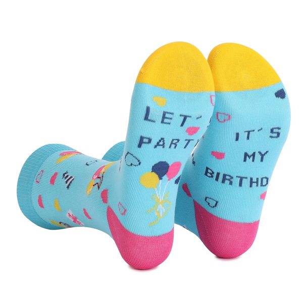 Plus-size birthday gift socks Autumn winter thick combed cotton mid-tube socks Christmas socks_vogvips.com