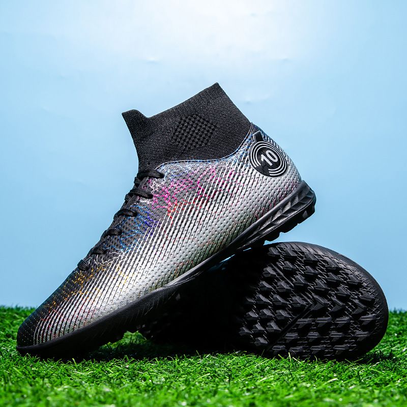 the World CupNew 47 Large Size 48 Men's Spikes High Top Football Adult Grass Game Training Shoes_vogvips.com