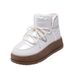 High-top Snow Boots Winter Fleece Lined Thickened 202 New Style Outdoor Warm Non-slip Short Cotton Shoes For Women_vogvips.com