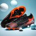 Seamless flying woven Messi football shoes Men's low top teen spike smash training sneakers_vogvips.com