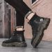 European Warm Series Autumn Winter New Leather Fashion Men's Thick Sole Height Increasing Lace-up Outdoor Casual Sports High-top Martin Boots_vogvips.com