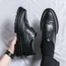 Men's Korean Wedding Groom Business Formal Brogue British Style Casual Leather Shoes Px25_vogvips.com