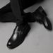 Dress Gentleman Banquet Wedding Leather Shoes Buckle Casual Velvet Men's Shoes_vogvips.com