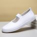 Work Shoes, Nurse Shoes, Women's White Shoes, Non Slip Flat Work Shoes, Slip On Solid Color Casual Shoes_vogvips.com