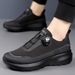 Athletic Shoes Men's Shoes Four Seasons Comfortable Thick Bottom Rotating Button Sports Shoes Men's City Outdoor Leisure Shoes Hiking Shoes_vogvips.com