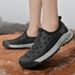 Men's Mesh Shoes Summer Breathable Mesh Hole Shoes Slip-On Outdoor Non-Slip Soft Sole Beach Shoes_vogvips.com