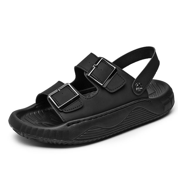 Breathable Men's Outdoor Sandals Hollowed Out Mesh Beach Shoes Lightweight Sports Slippers Comfy Leisure Male Slides_vogvips.com