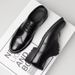 Spring New Genuine Cowhide Business Casual Leather British Style Block Carved Men's Shoes_vogvips.com