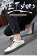 Little White Shoes Flat-soled Soft Top-layer Casual Shoes Men's Shoes Breathable Men's Low-top Board Shoes_vogvips.com