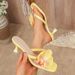 High 2025 Summer New Niche Design Flower Square Toe Thin Heel Wedge Sandals For Women In Stock_vogvips.com