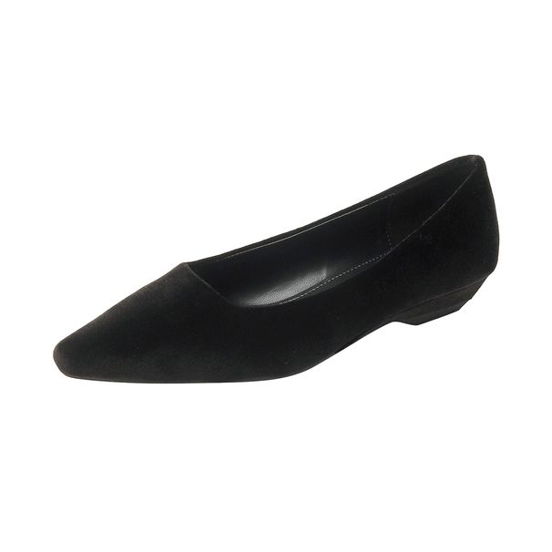 Maillard Single Shoes Women's Thick Heel Retro One-pedal Work Shoes Commuting Shallow Beanie Shoes_vogvips.com