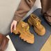 2025 Vintage Thick-Soled Martin 2025 Autumn New Fashion Versatile Suede Platform Short Motorcycle Boots For Petite Women_vogvips.com