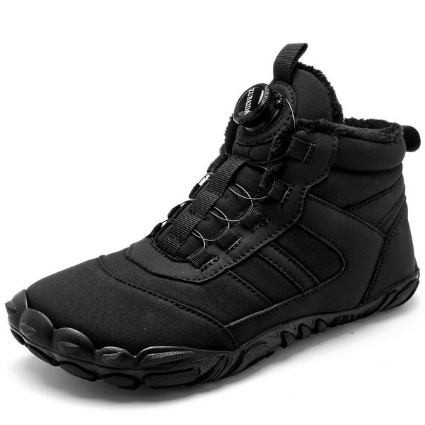 Durable Outdoor Cotton Shoes For Men, Fleece-Lined, Warm, Wear-Resistant, Waterproof, Anti-Slip Snow Boots, Winter_vogvips.com