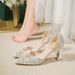 2025 Four Seasons New Zaju Bride Toast Dress With Women's High Heels_vogvips.com