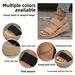New Summer Women's Sandals Non-slip Thick-soled Slope Bottom Heightening Fashionable Versatile Woven Belt Roman Sandals_vogvips.com