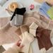 Women's Candy ColorWool Blend Socks Colorful Knit Mid-Crew Winter Warm Soft Comfortable Casual Fashion Stacked Socks_vogvips.com
