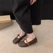 Soft-soled Mary Jane Leather Shoes, Low-cut, 2025 New Summer Commuter Versatile Single-strap Flat Women's Shoes_vogvips.com