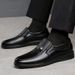 【Crown】Fashion Casual Sole Surface Non-Slip Soft Leather Men's Shoes Breathable Comfortable_vogvips.com