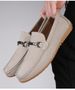 Leather Anti-velvet Leather Beanie Shoes Men's Casual Shoes Driver Shoes Large Size_vogvips.com