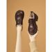 Velcro Loafers Women's Velvet Warm Two Cotton Single Shoes Leather Shoes Foreign Style_vogvips.com