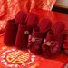 Wedding Festive Red For A Couple Autumn And Winter, Newlyweds In Winter Home, Indoor Brides, Dowry Slippers_vogvips.com