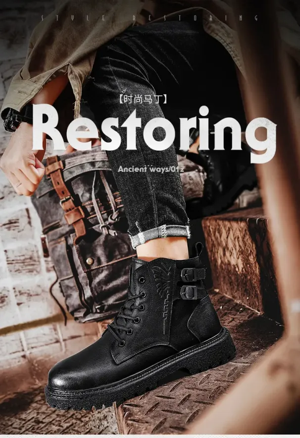 Non-slip Outdoor Sports Men's Shoes Casual Shoes Platform Heightening Dad Shoes Trendy Shoes_vogvips.com