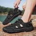 Plus-Size Men's Shoes, Summer Hollow Breathable Mesh Shoes, Outdoor Sports Casual Shoes, Closed-Toe Sandals_vogvips.com