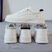 Women's Breathable Casual Sneakers - Lightweight Platform Shoes With Soft Sole For Spring & Summer - Fashionable Low-Top Lace-Up Shoes_vogvips.com