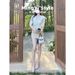 Nude Pointed Toe Flat Mary Jane Shoes Lambskin New Style Women's Comfortable Shallow Mouth Footwear_vogvips.com