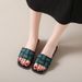 Fashion Slippers For Women Summer Outdoor Non Slip Beach Shoes New Style Flat Bottom Casual Sandals For Women_vogvips.com