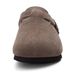 Comwarm Fashion Men's Suede Mules Slippers New Women Clogs Cork Insole Sandals With Arch Support Outdoor Beach Slides_vogvips.com