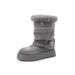 2025 Niche Snowflake Design Thick-Soled Fashionable Snow For Women Suede Wrinkled Winter Warm Fleece-Lined Boots_vogvips.com