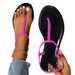 and Summer New Toe-Clip Beach Vacation Casual Hot-Selling Soft Flat_vogvips.com