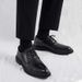 European Warm Series Black For Men, Summer, Autumn, Winter, Breathable, Korean Height Increasing, Youth, British Style, Pointed Toe, Business_vogvips.com