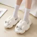 Slippers Bathing For Women Summer Thick Sole EVA High Elastic Korean Version Fashion Outwear Home Bathroom Couple Shoes_vogvips.com