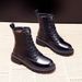 Women's Snow 2025 New Style Fleece Lined Thickened Mid-Calf Waterproof Non-Slip Leather And Wool Integrated Winter Warm_vogvips.com