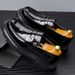 Top Layer Cowhide Thick Soled Leather For Men, Big Head New Style, Raised Leather, Breathable British Casual Derby Shoes_vogvips.com