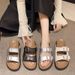 Shoes New Cross-Border Thick-Soled Half Slippers, Slip-On Lazy Soft-Soled Sandals For Women, Foreign Trade_vogvips.com