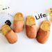 Simulation Bread Winter Home Soft Bottom Non-Slip Plush Warm Cotton Slippers For Woman Man Comfort Babouche_vogvips.com
