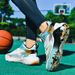 Autumn New Men's Shoes Ultra Light Leather Surface Practical Rubber Sole Basketball Shoes Large Size Trendy Shoes_vogvips.com