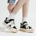 Spring Autumn New Women's Canvas Versatile Thick Sole Comfortable And Personalized Fashionable Minority Board Casual_vogvips.com