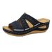 Sandals Women's Shoes Flat Fish Mouth Casual Fashion Large Size Slippers Multi Color Embroidered Flip-flops Woman_vogvips.com