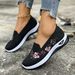 ShoeVault Cross-Border Spring Summer Retro Ethnic Style Fly Weave Breathable Old Beijing Cloth Women Flat Mom Embroidered Shoes_vogvips.com