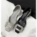 Women's Mary Jane Shoes 6CM Internal Height Increase, 2026 New Model, Satin With Rhinestone Buckle, Square Toe,_vogvips.com