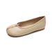 Flat Shoes Children's Shallow Mouth Versatile One-pedal Soft-soled Single Shoes Sub-toed Pig's Trotter Shoes_vogvips.com